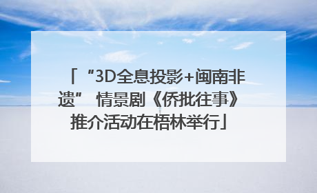 “3D全息投影+闽南非遗” 情景剧《侨批往事》推介活动在梧林举行