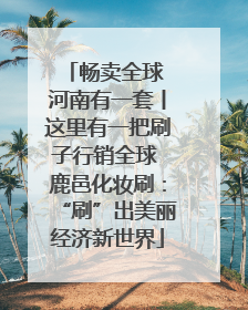 畅卖全球 河南有一套丨这里有一把刷子行销全球 鹿邑化妆刷：“刷”出美丽经济新世界