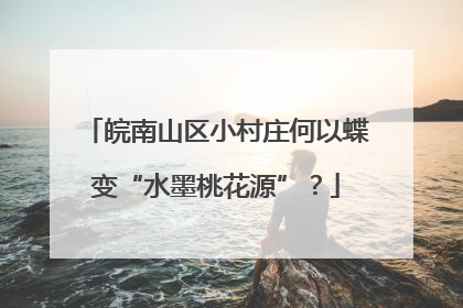 皖南山区小村庄何以蝶变“水墨桃花源”？