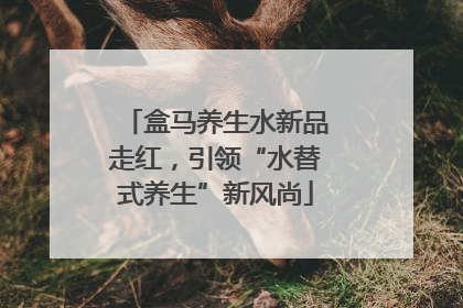 盒马养生水新品走红，引领“水替式养生”新风尚