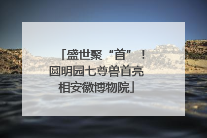 盛世聚“首”！圆明园七尊兽首亮相安徽博物院