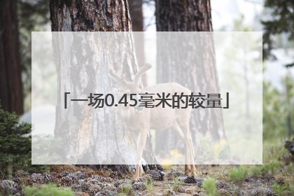 一场0.45毫米的较量