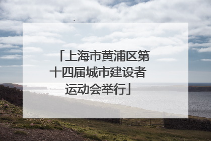 上海市黄浦区第十四届城市建设者运动会举行