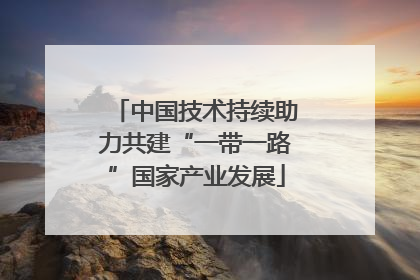 中国技术持续助力共建“一带一路”国家产业发展