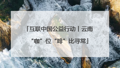 互联中国公益行动丨云南“咖”位“啡”比寻常