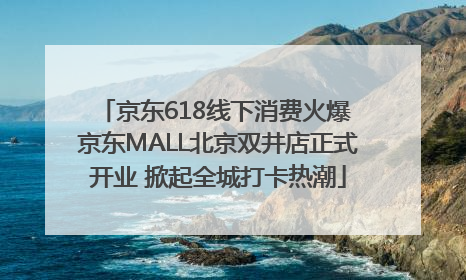 京东618线下消费火爆 京东MALL北京双井店正式开业 掀起全城打卡热潮