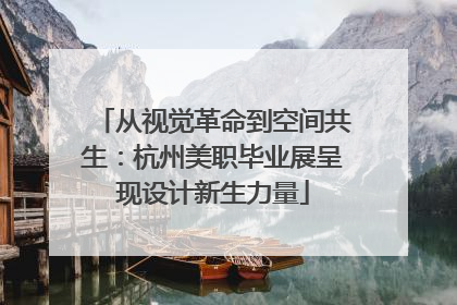从视觉革命到空间共生：杭州美职毕业展呈现设计新生力量