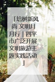 培树新风尚 文明月月行｜四平市广泛开展文明旅游主题实践活动