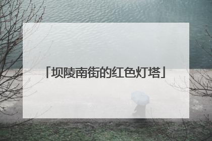 坝陵南街的红色灯塔