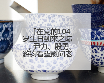在党的104岁生日到来之际，尹力、殷勇、游钧看望慰问老党员和生活困难党员