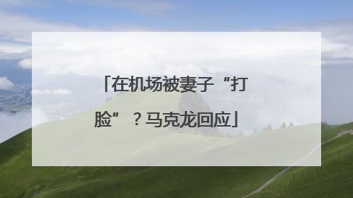 在机场被妻子“打脸”？马克龙回应
