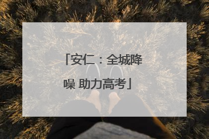 安仁：全城降噪 助力高考