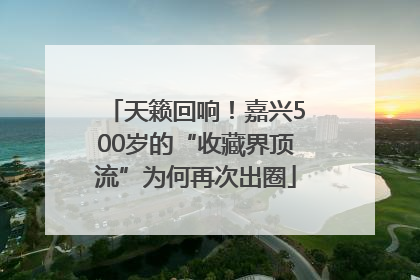 天籁回响！嘉兴500岁的“收藏界顶流”为何再次出圈