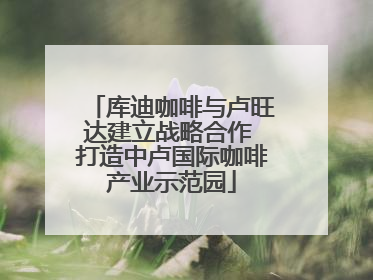库迪咖啡与卢旺达建立战略合作 打造中卢国际咖啡产业示范园