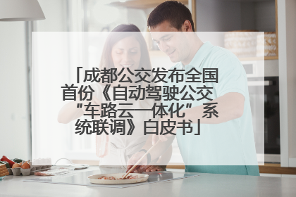 成都公交发布全国首份《自动驾驶公交“车路云一体化”系统联调》白皮书
