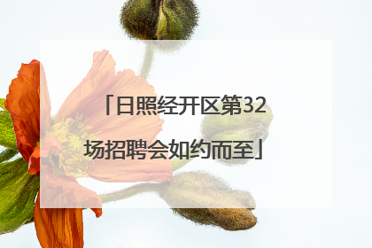 日照经开区第32场招聘会如约而至