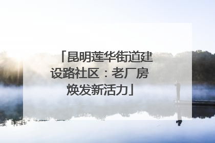昆明莲华街道建设路社区：老厂房焕发新活力