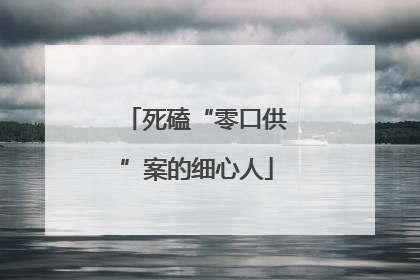 死磕“零口供”案的细心人