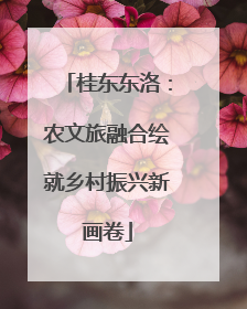 桂东东洛：农文旅融合绘就乡村振兴新画卷