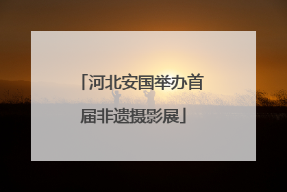 河北安国举办首届非遗摄影展