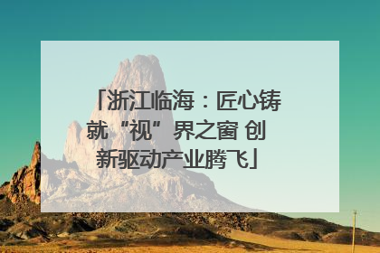 浙江临海：匠心铸就“视”界之窗 创新驱动产业腾飞