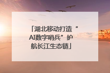湖北移动打造“AI数字哨兵”护航长江生态链