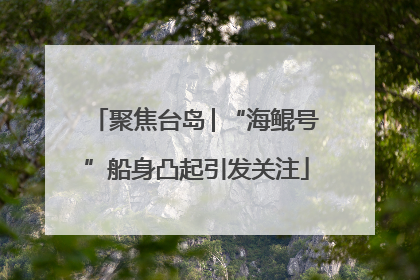 聚焦台岛│“海鲲号”船身凸起引发关注