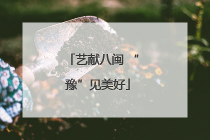 艺献八闽 “豫”见美好