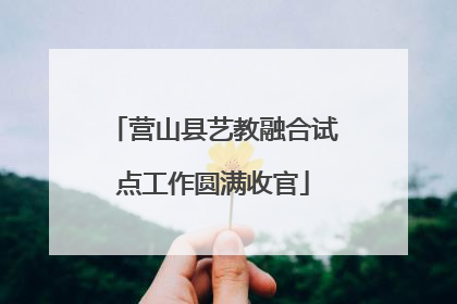 营山县艺教融合试点工作圆满收官