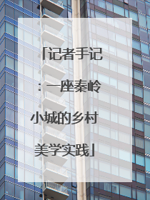 记者手记：一座秦岭小城的乡村美学实践