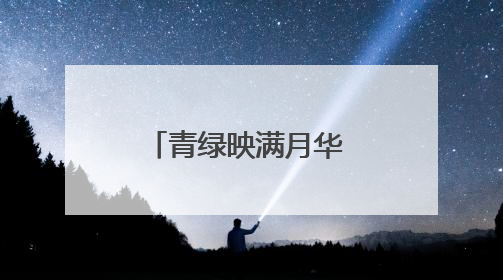 青绿映满月华 众志守得安澜