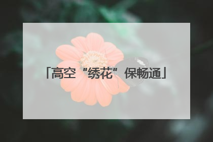 高空“绣花”保畅通