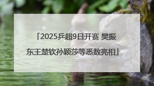 2025乒超9日开赛 樊振东王楚钦孙颖莎等悉数亮相