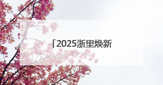 2025浙里焕新消费季在杭州启幕
