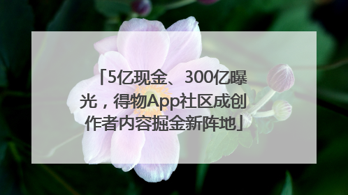 5亿现金、300亿曝光，得物App社区成创作者内容掘金新阵地