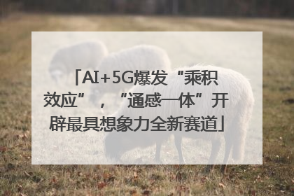 AI+5G爆发“乘积效应”，“通感一体”开辟最具想象力全新赛道