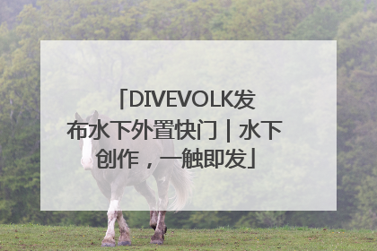 DIVEVOLK发布水下外置快门｜水下创作，一触即发