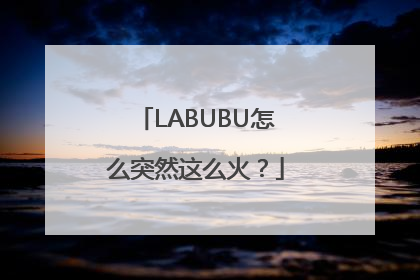 LABUBU怎么突然这么火？